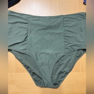 Aerie Olive Women's Hi Rise Swim Bottoms
